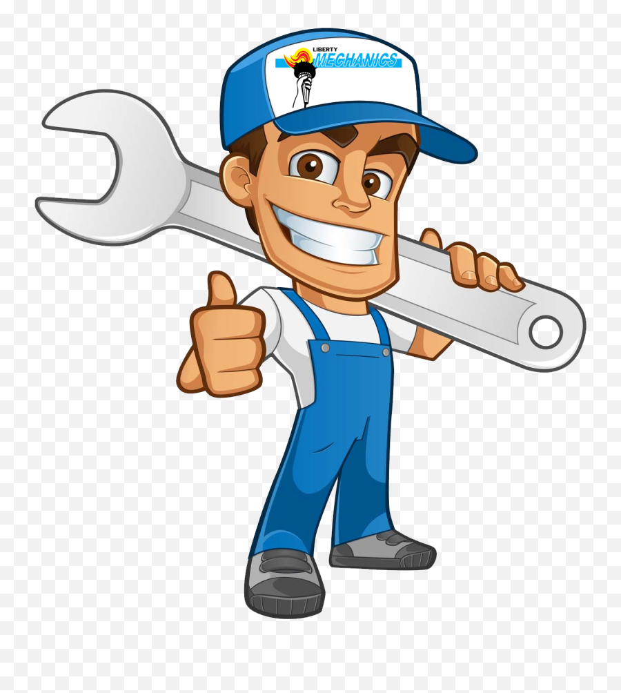 Mechanic Clipart Auto Tech Mechanic - Car Mechanic Clipart Png Emoji,Mechanic Emoji
