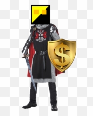 Capitalist Comrade - Medieval Knight Costume Halloween Emoji,Ancap Emoji