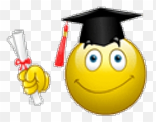 Dometsk - Smiley Emoji,Graduation Emoticon