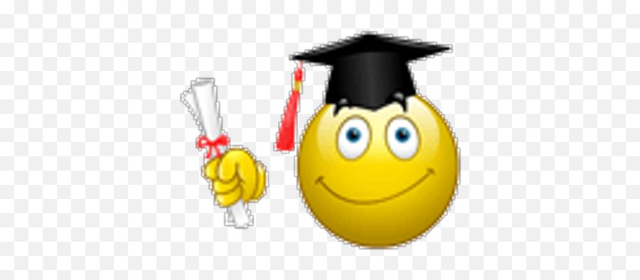 Dometsk - Smiley Emoji,Graduation Emoticon