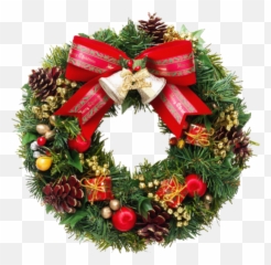 Who Hates Kitschy Christmas Decorations - Christmas Wreath High Res Emoji,Emoji Christmas Decorations