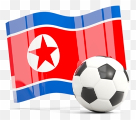 Largest Collect About North Korea Flag Waving Png - Surinaamse Vlag Met Voetbal Emoji,North Korea Flag Emoji