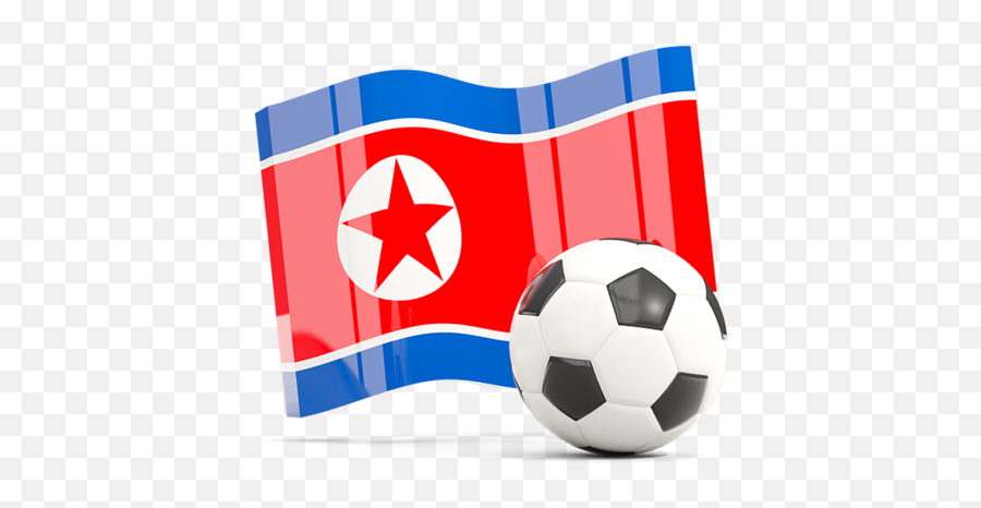 Largest Collect About North Korea Flag Waving Png - Surinaamse Vlag Met Voetbal Emoji,North Korea Flag Emoji