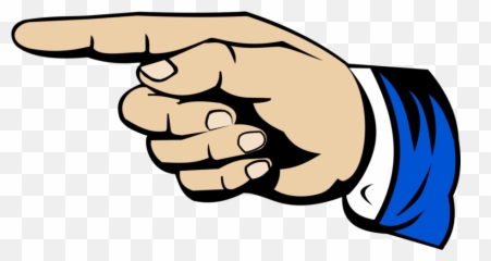 Middle Finger Clipart - Pointing Png Transparent Emoji