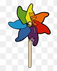 Wind Vektorgrafiken - Wind Spin Wheel Emoji,Kite Emoji