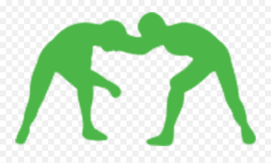 Wrestling Green Clipart - Brazilian Jiu Jitsu Stick Figures Emoji,Wrestling Emoji