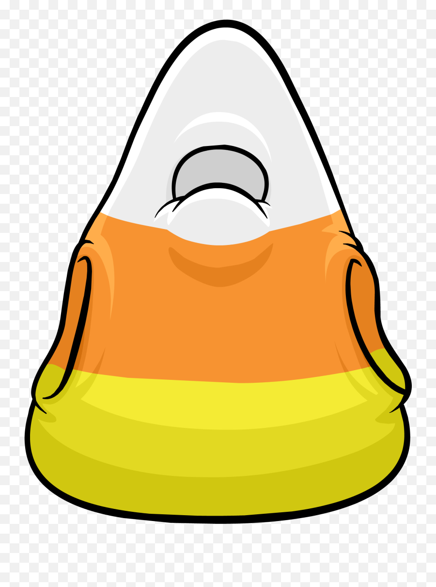 Clipart Halloween Candy Corn - Club Penguin Candy Corn Costume Emoji,Candy Corn Emoji