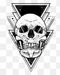 Cool Skull Tattoo Design PNG Image Free Download searchpngcom - Emoji