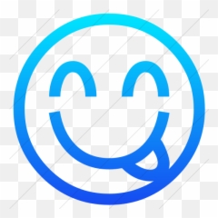 Iconsetc Simple Ios Blue Gradient - Emoji Domain