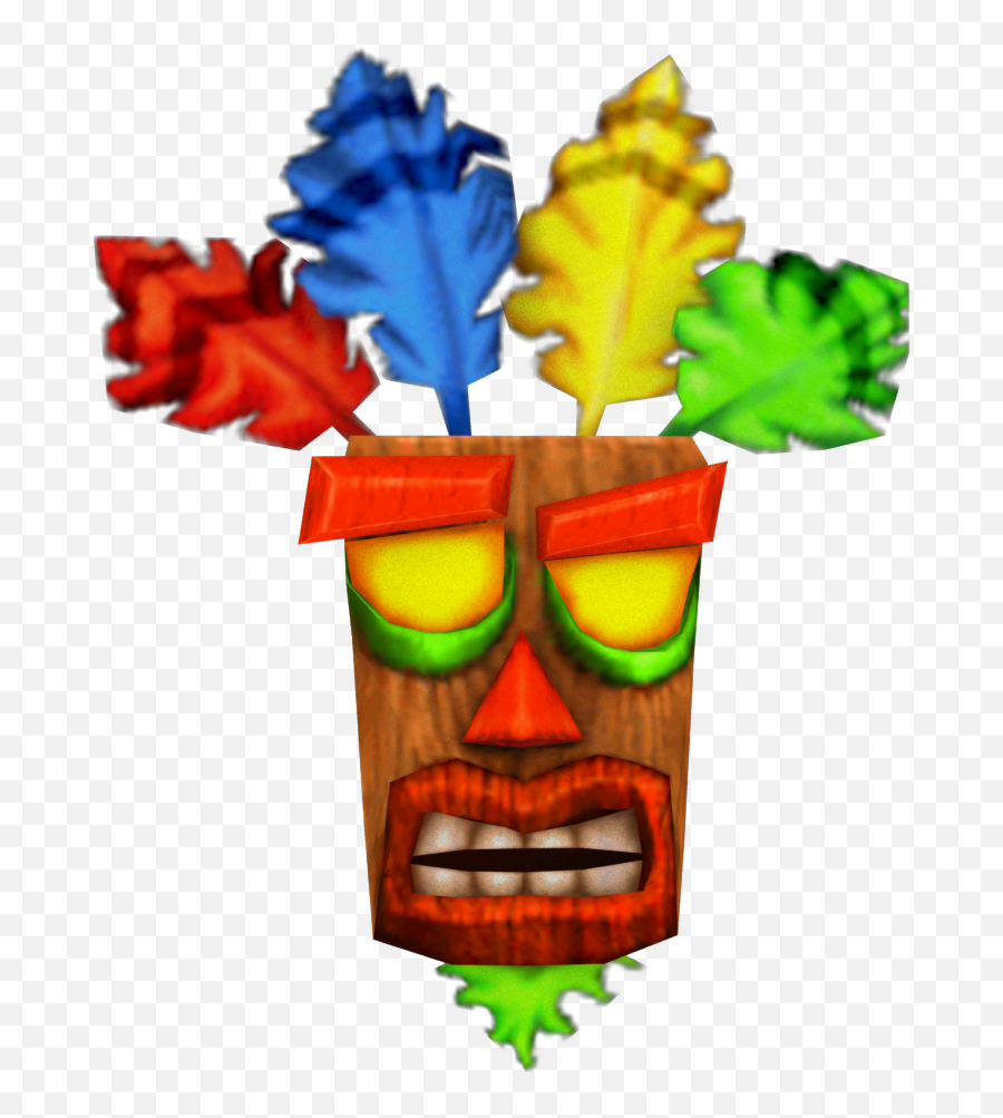 Aku Aku Mask Crash Bandicoot Png - Aku Aku Mask Png Emoji,Crash Bandicoot Emoji