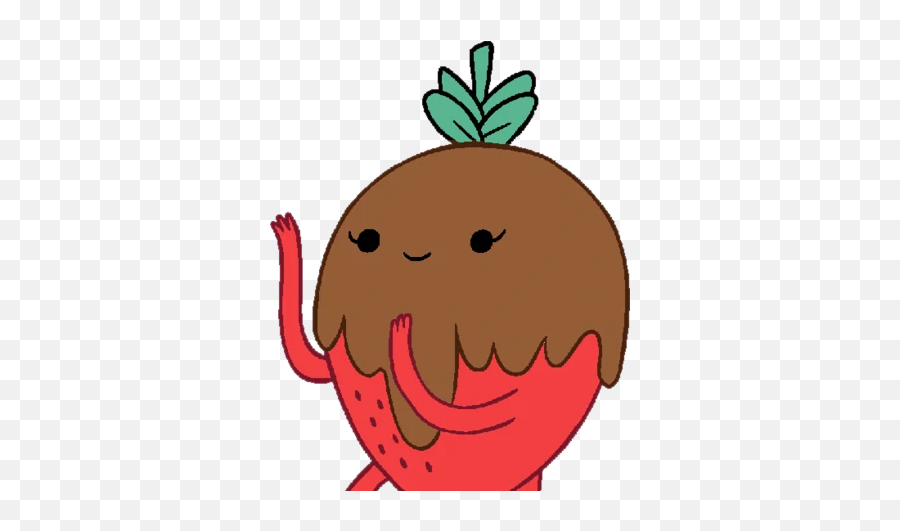 Chocoberry - Kawaii Chocolate Covered Strawberries Cartoon Emoji,Candy Face Lemon Pig Emoji