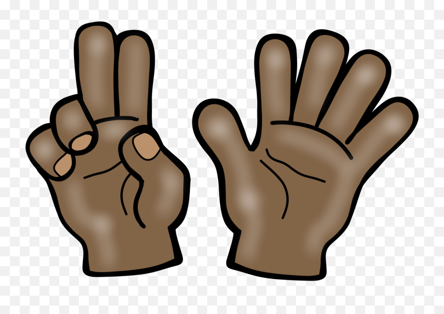 Brown Hands Clipart - Subitizing Clipart Emoji,Brown Praying Hands Emoji