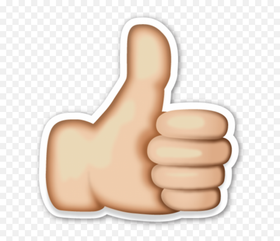 Download Like Thumbs Up Png - Like Emoji Png,Ok Hand Emoji