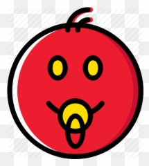 Baby Emoticons Emoji Face Icon - Happy