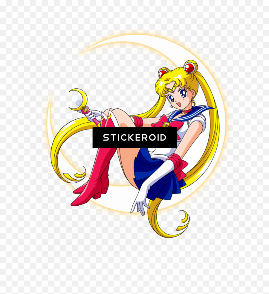 Sailor Moon Anime Fan Package - Anime Sailor Moon Crescent Moon Emoji,Sailor Moon Emoji