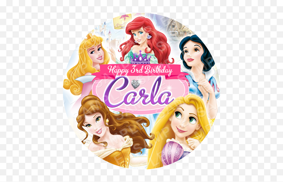 Edible Cake Toppers Ireland - Disney Princess Poster 286 Emoji,Little Mermaid Emoji