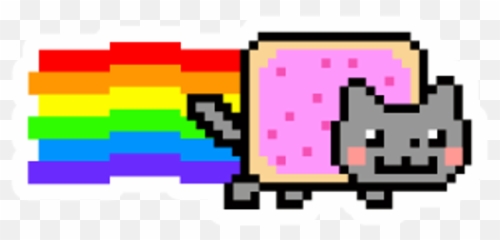 Nyan Cat - Nyan Cat Nft Emoji,Nyan Cat Emoji Google Chat