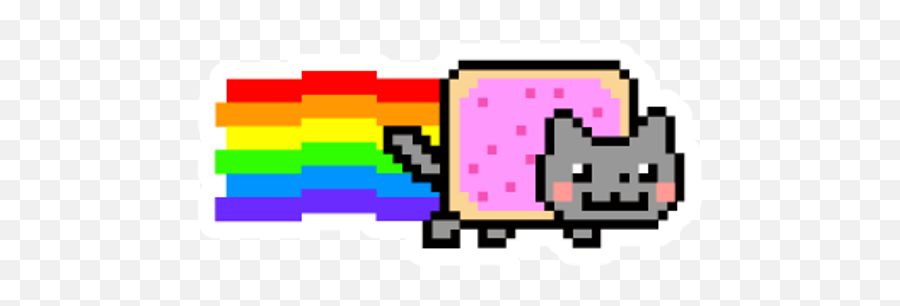 Nyan Cat - Nyan Cat Nft Emoji,Nyan Cat Emoji Google Chat