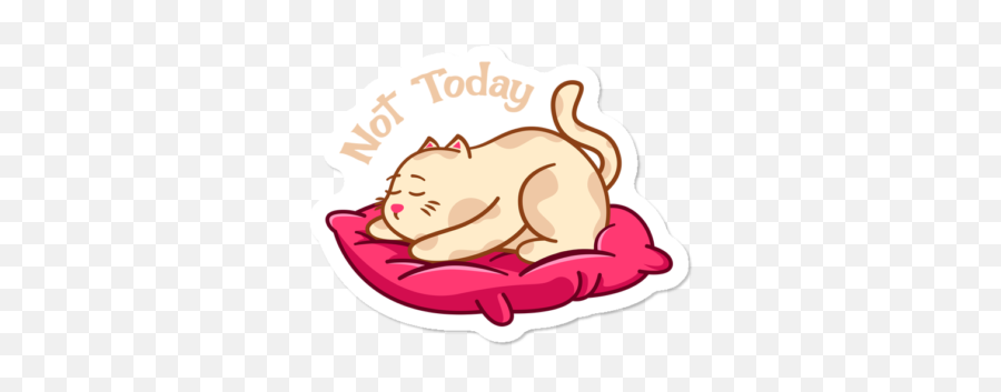 Best Kitten Stickers Design By Humans - Rodent Emoji,Boy Cat Emoji