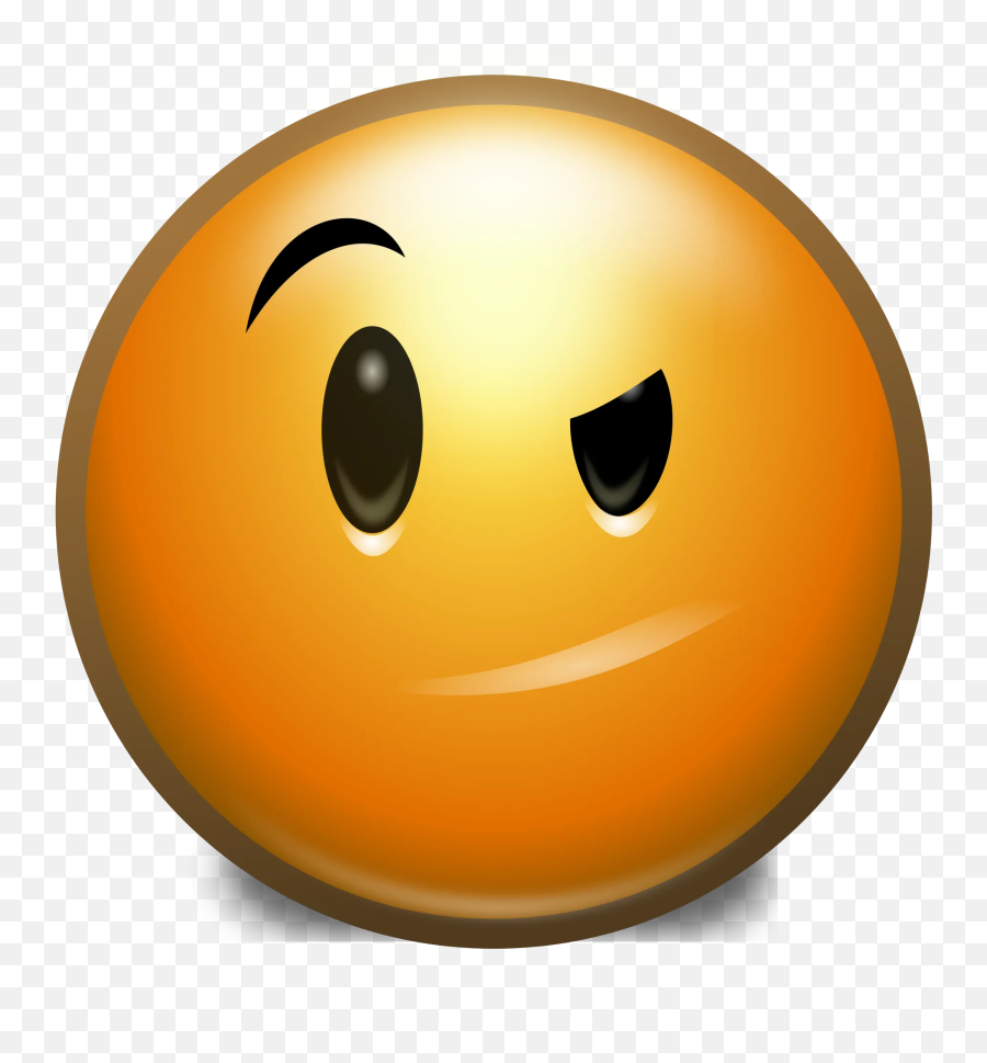 Smirk Smiley Face - Surprise Svg Emoji,Smirk Emoji