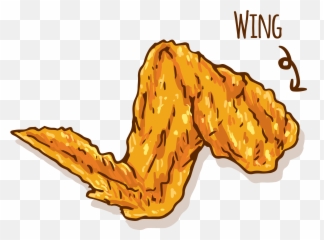 Hamburger Clipart Fry - Fried Chicken Wings Emoji