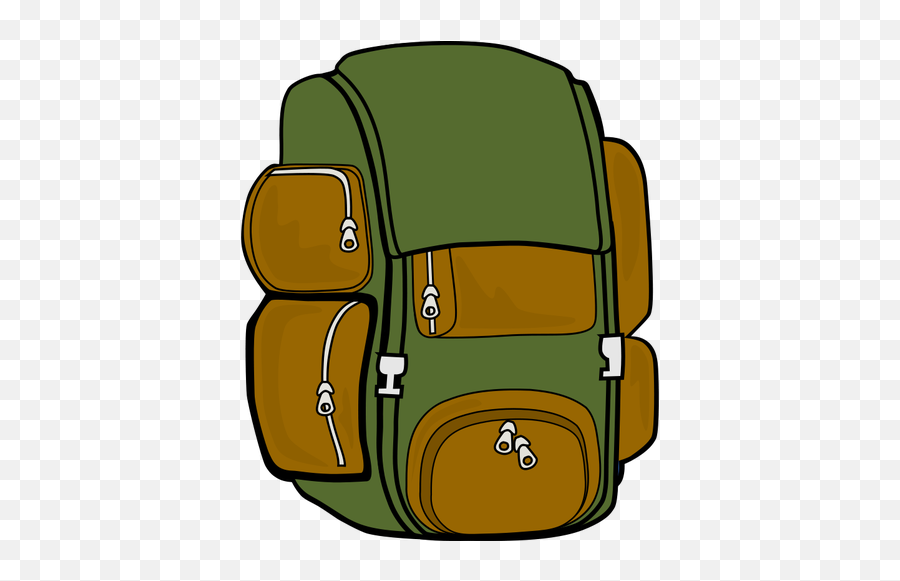 Backpack Vector Image - Hikers Backpack Clip Art Emoji,Emoji Backpacks For School