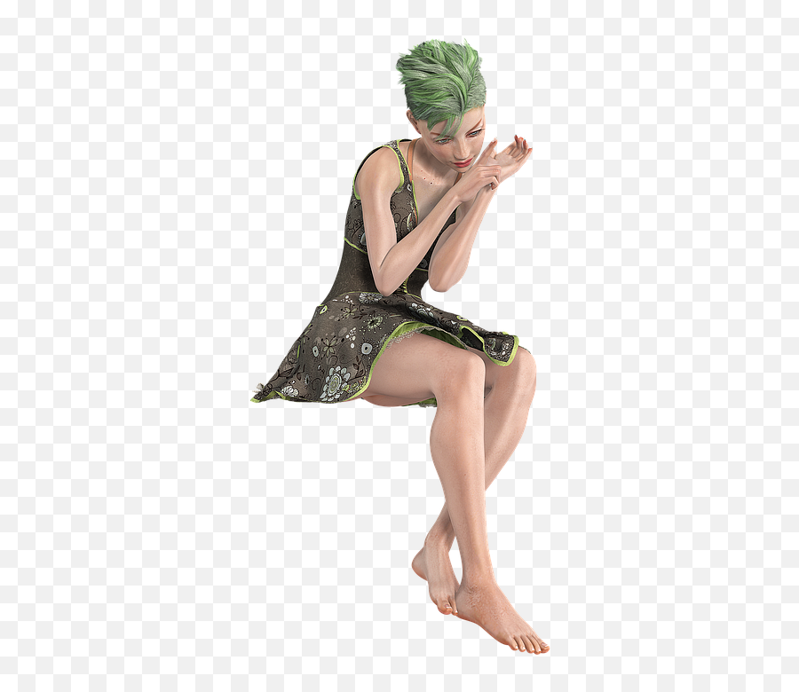 Woman Sitting Dress - Dancer Emoji,Dancing Girl Emoji Costume