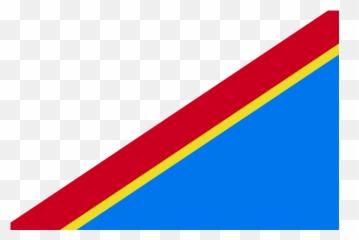 Diagonal Flag Democratic Republic - Cobalt Blue Emoji