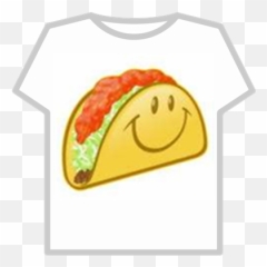 Smiley Taco - Roblox Emoji T Shirt,Taco Emoticon