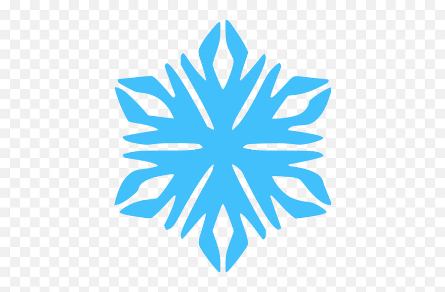 Caribbean Blue Snowflake 44 Icon - Green Snowflake Png Emoji,Snowflake Sun Leaf Leaf Emoji