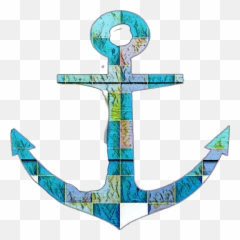 Anchor - Cross Emoji,Emoji Anchor