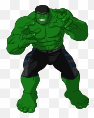 Hulk Cartoon Clipart - Png Emoji