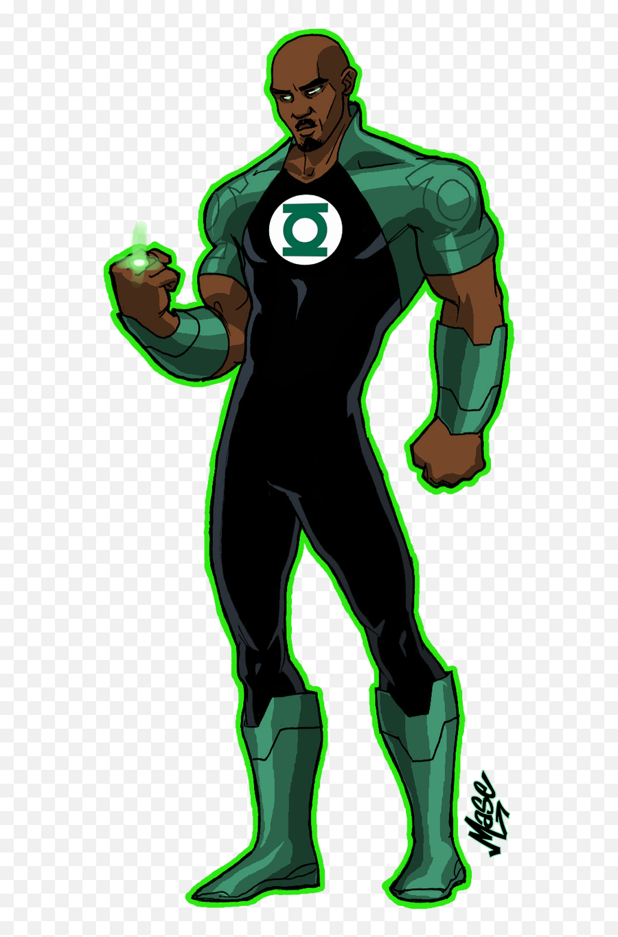 John Green Transparent Png Clipart - Green Lantern John Stewart Cartoon Emoji,Green Lantern Emoji