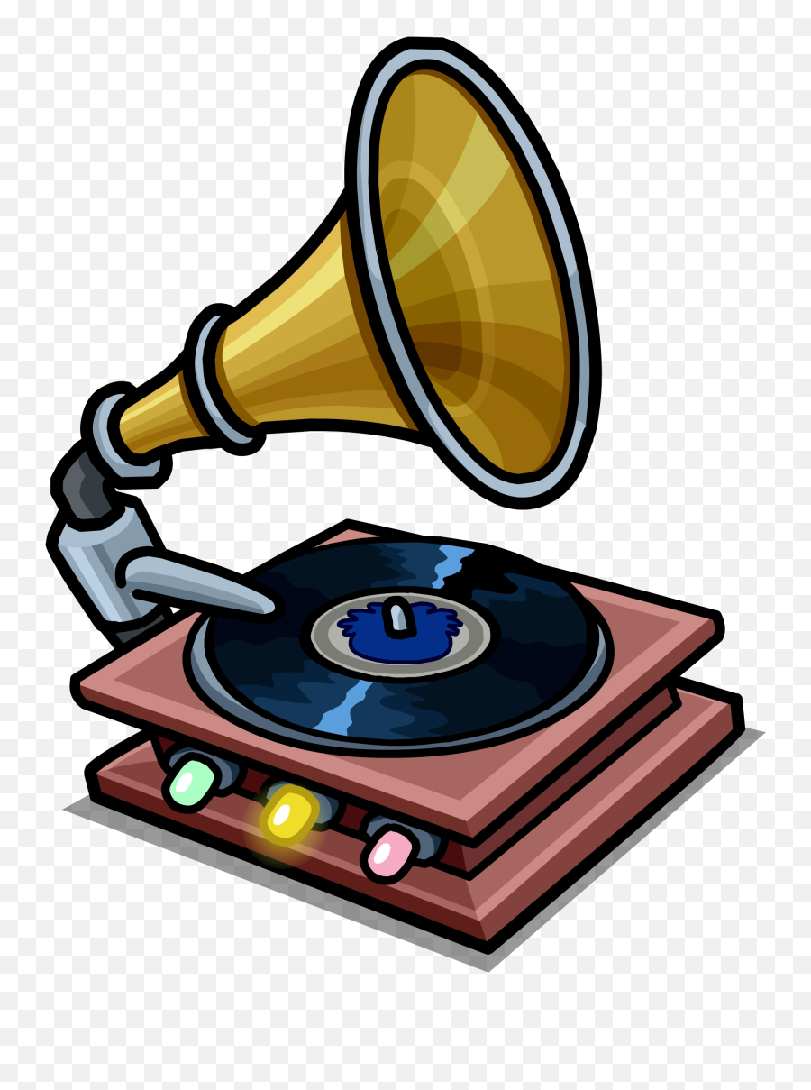 Gramophone Club Penguin Wiki Fandom - Gramophone Animated Emoji,Trombone Emoji