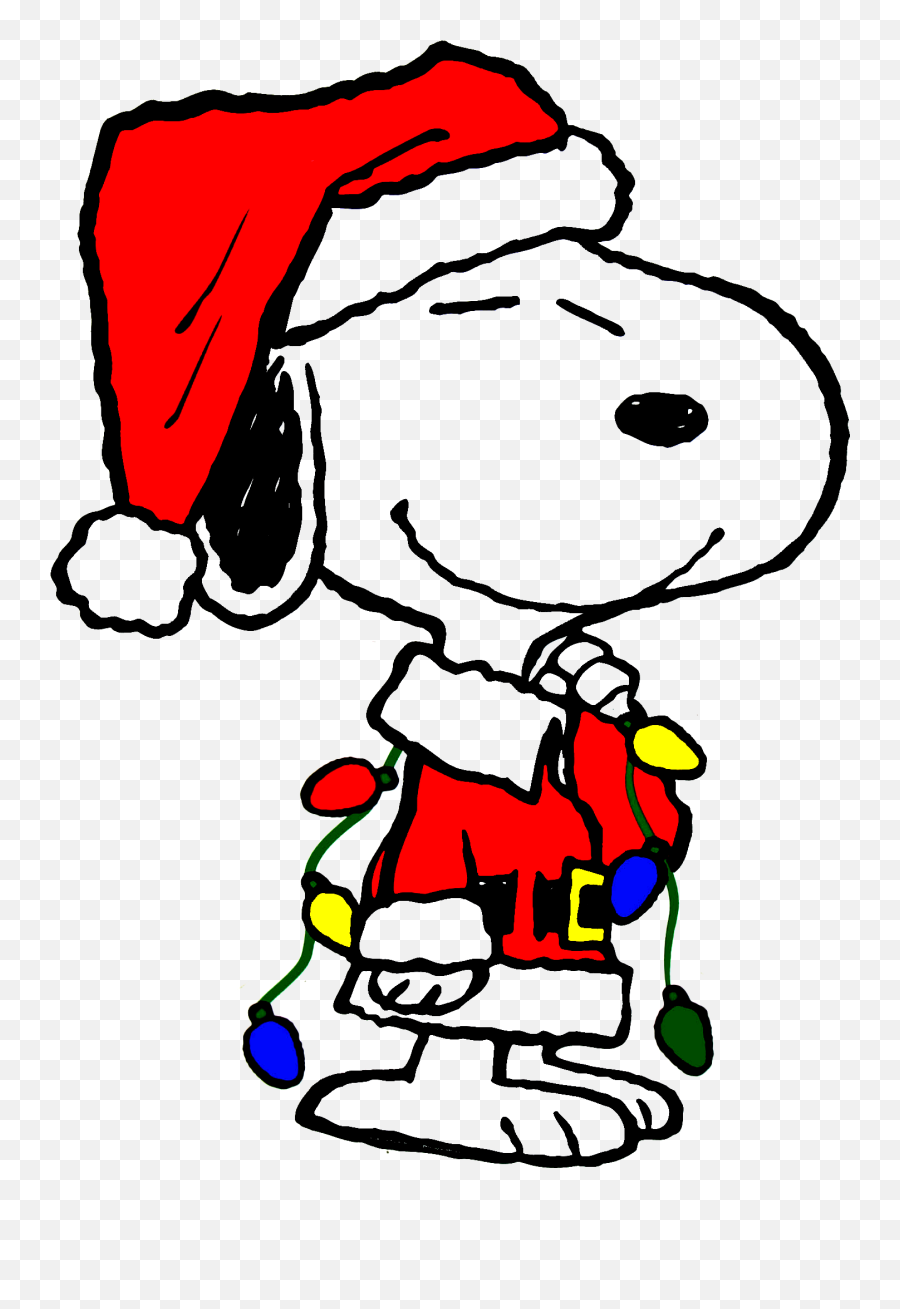 Snoopy Christmas Clipart Free - Clip Art Snoopy Christmas Emoji,Peanuts Emoticons