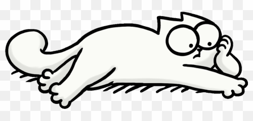 Bored Cats Sticker by Simonu0027s stickers and - Emoji