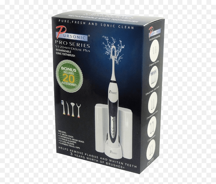 Pursonic S520 Electric Toothbrush With 12 Brush Heads - Pursonic S520 Emoji,2 Hand Cigarette Emoji