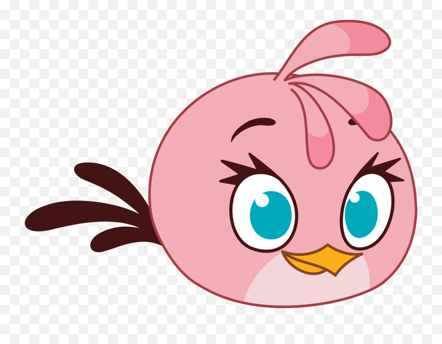 Angry Birds Stella Png U0026 Free Angry Birds Stellapng - Angry Birds Stella Stella Emoji,Angry Bird Emoji