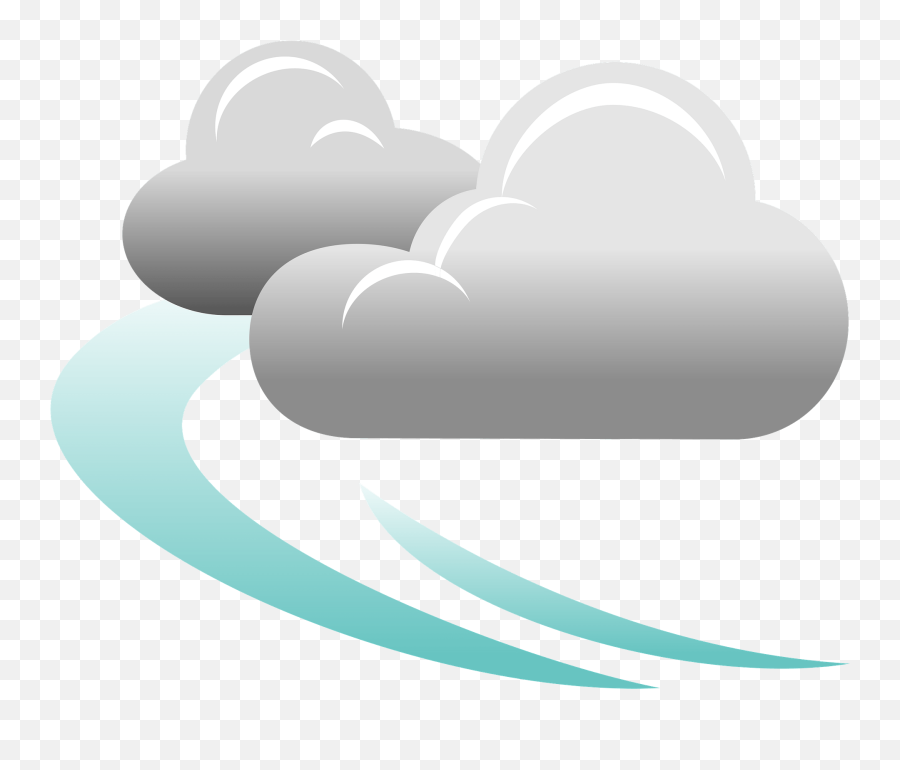 Wind And Clouds Clipart - Language Emoji,Wind Blowing Emoji