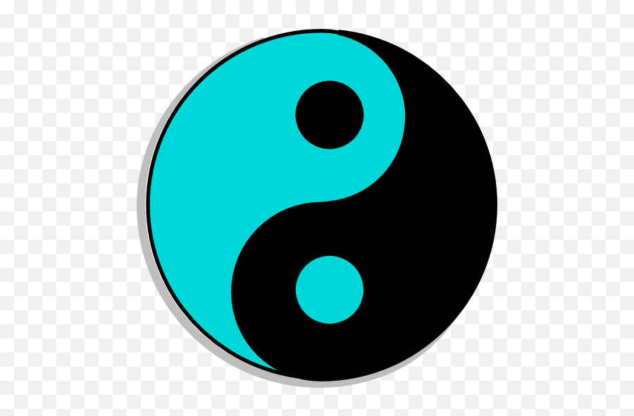 Yin Yang Clipart I2clipart - Royalty Free Public Domain Ying Yang With Color Emoji,Yin Yang Emoticon