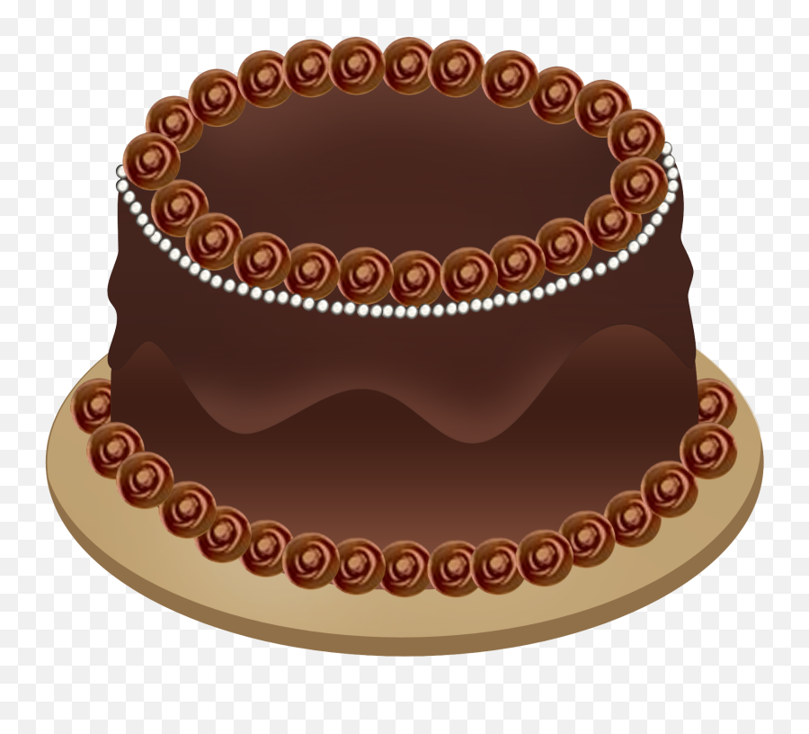 Chocolate Cake Clip Art Black And White - Chocolate Cake Clip Art Emoji,Chocolate Cake Emoji