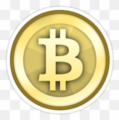 Bitcoin Gold Coin Sticker Devstickers - Stickers Emoji