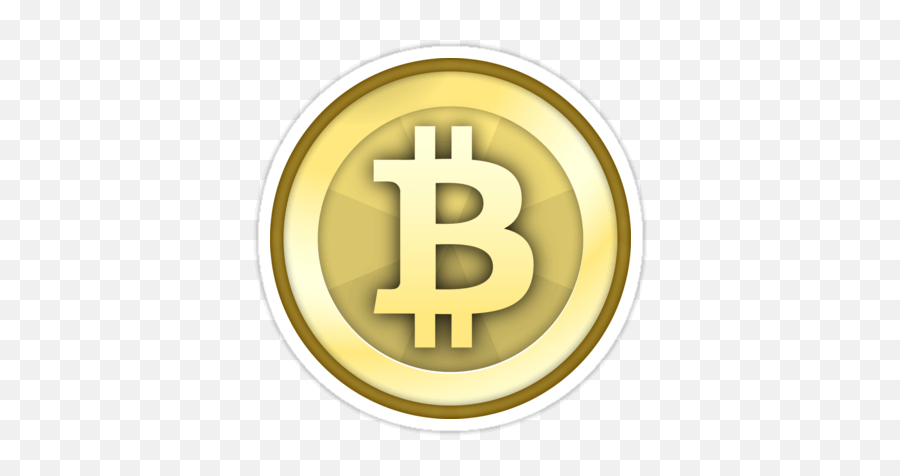 Bitcoin Gold Coin Sticker Devstickers - Stickers Bitcoin Emoji,Gold Coin Emoji