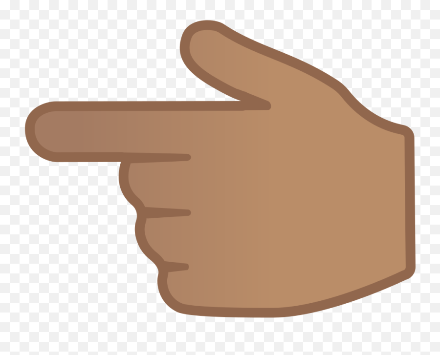 Backhand Index Pointing Left Medium Skin Tone Icon - Finger Pointing Left Emoji,Pointing Finger Emojis