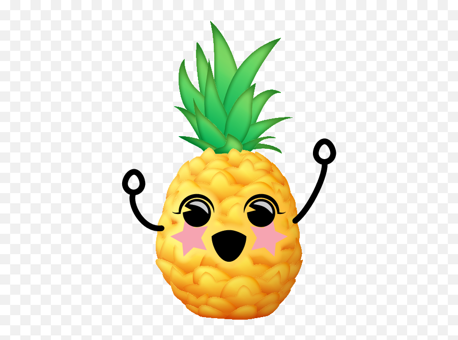 Emoji - Pink Pineapple Emoji,Pineapple Emoji