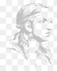 Lady Face Expression Vector Image - Women Faces Silhouette Png Emoji
