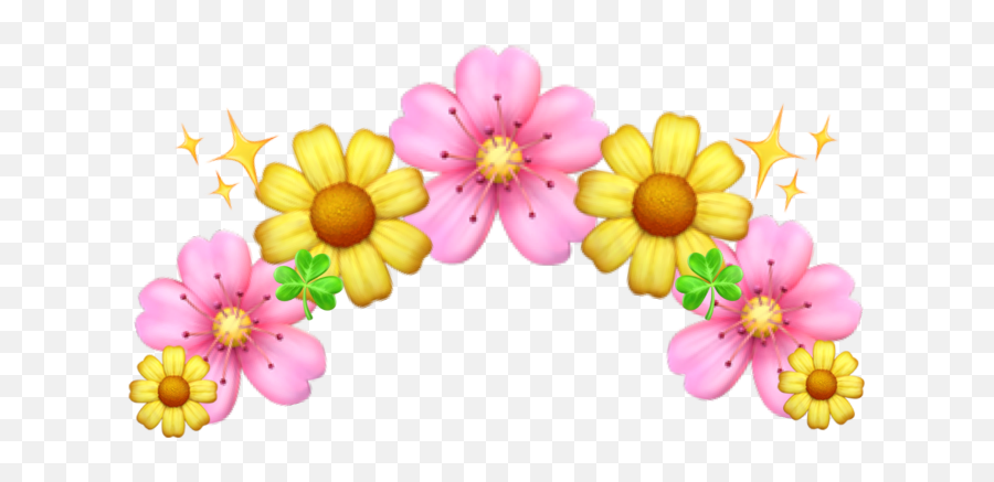 Freetoedit Sticker Flower Nature Emoji Flowercrown Flow - Clip Art,Nature Emoji