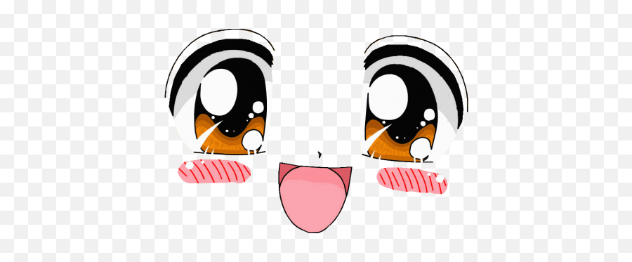 Anime Face Png - Anime Mouth Png Emoji,Anime Emoticon Faces