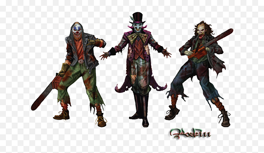 Killer Clowns Psd Official Psds - Hhn Horror Night Concept Art Hollywood Emoji,Killer Clown Emoji