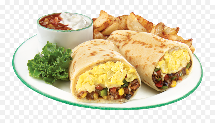Cora Breakfast U0026 Lunch - Breakfast Clipart Png Transparent Background Emoji,Burrito Emoticon